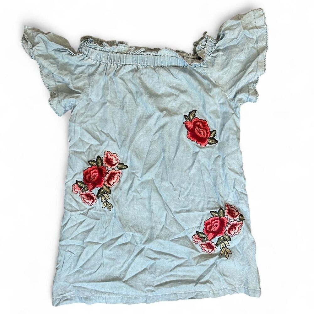 ANA A New Approach Women's Floral Blue Dress - Size M